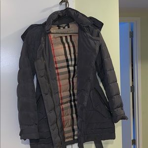 Burberry trench bubble coat